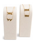 نواعم سنة الميلاد | Nawaem Birth Year Necklace — NW-005